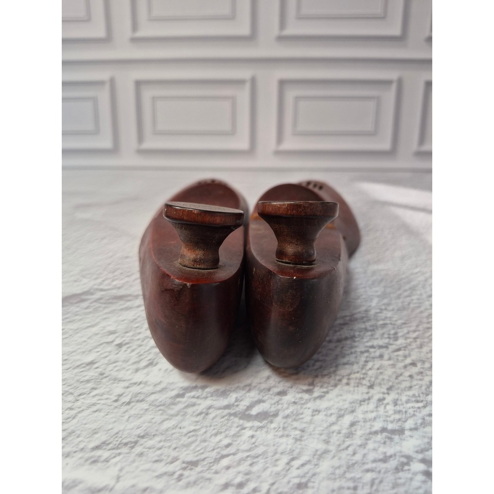 Nettleton Vintage Wood Shoe Trees Brown Mens Size Medium Adjustable Vented M - Picture 4 of 14